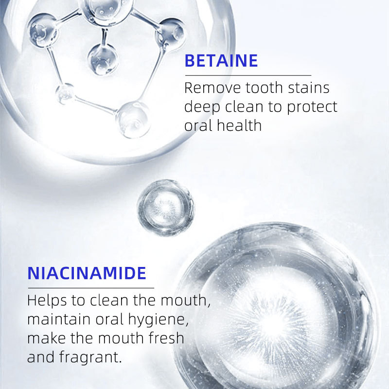 Cross-Border Foreign Trade Niacinamide Whitening Two-Color Toothpaste Whitening Teeth Mint Fresh Breath Remove Yellowing and Remove Wholesale