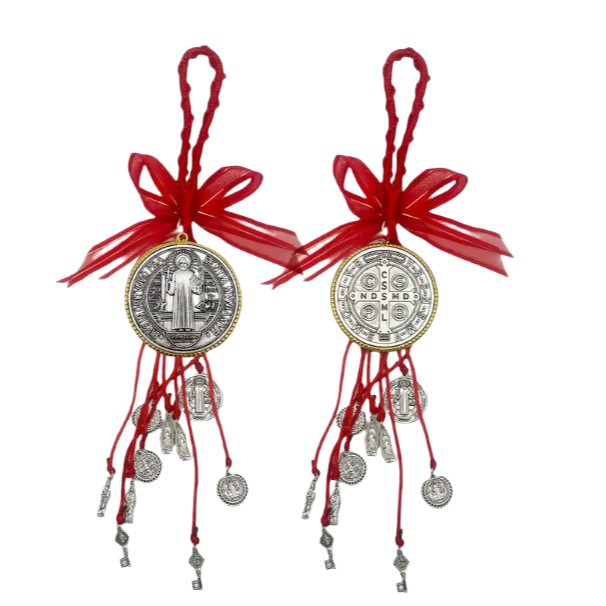 2-Piece Set of Cross Easter Gifts Handmade Jewelry Amulets Car Hangings Door Handle Decoration Pendants