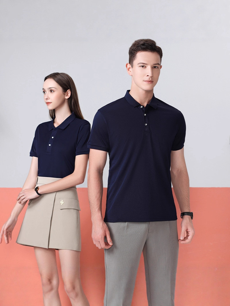 Polo Shirt Custom Cultural Shirt Lapel Short-Sleeved Work Clothes Summer Group Clothing Business Event Clothing Custom Logo