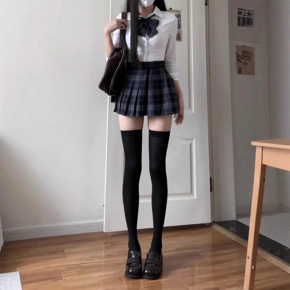 Original Mars Jk Uniform Skirt Genuine High Waist Pleated Skirt Female Dog Short Sag Skirt Waist Shirt suit Autumn and Winter
