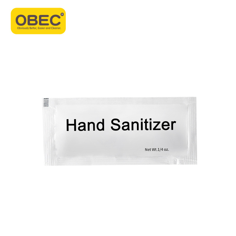 English Version Neutral Small Bag Water-Free Hand Sanitizer Antibacterial Portable Disinfection Cleaning Disposable Hand Gel
