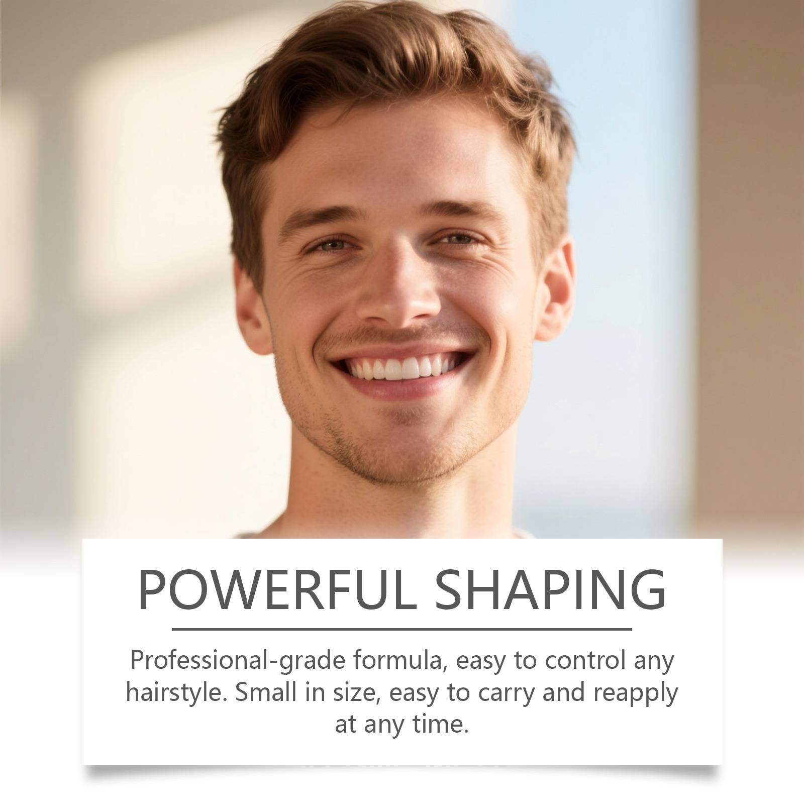 East Moon Men's Matte Styling Hair Mud Men's Hair Styling Refreshing Non-Sticky Easy to Care Smooth