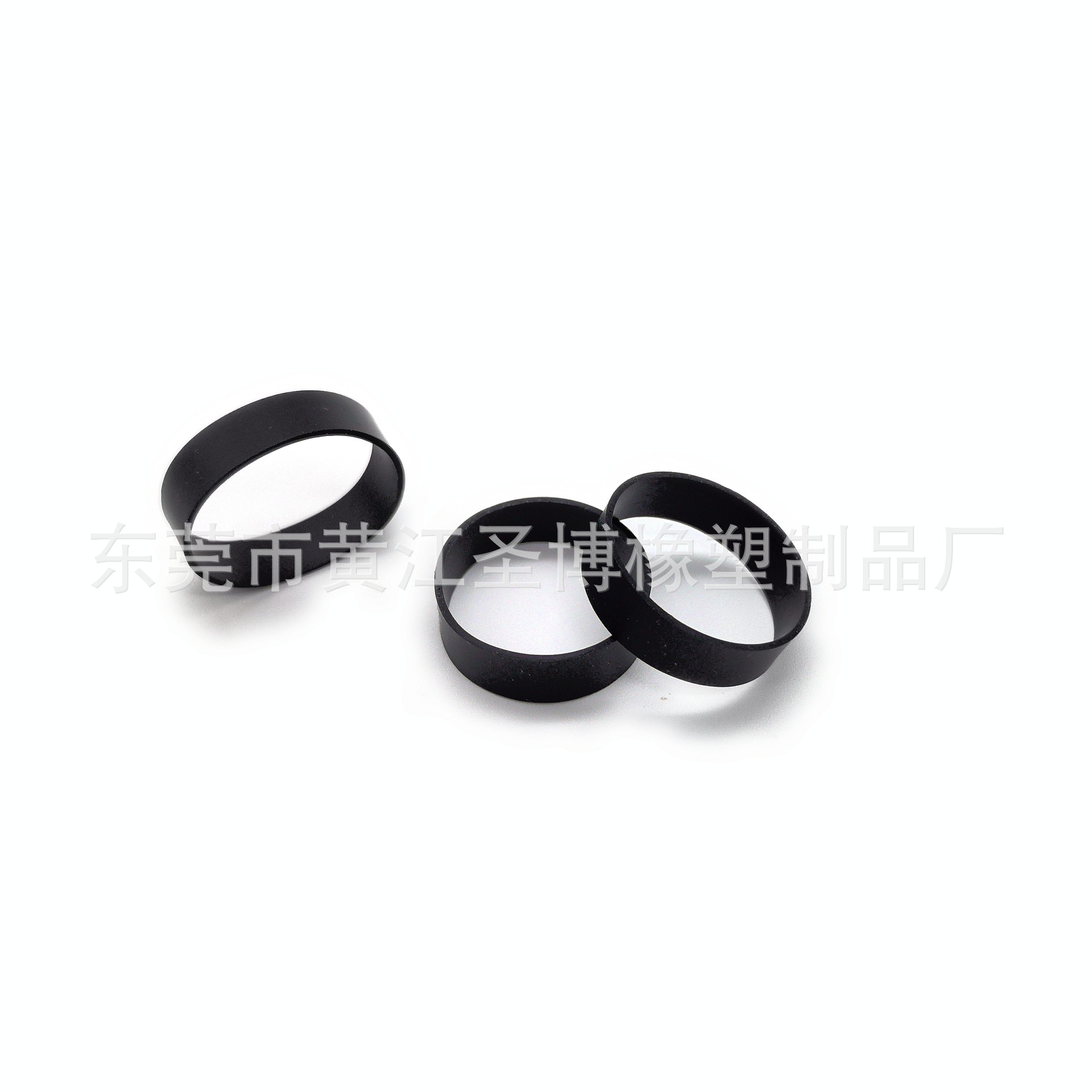 Black Silicone Tie Coil Rubber Coil Rubber Ring Data Cable Bundling Ring Tie Machine Special Silicone Ring