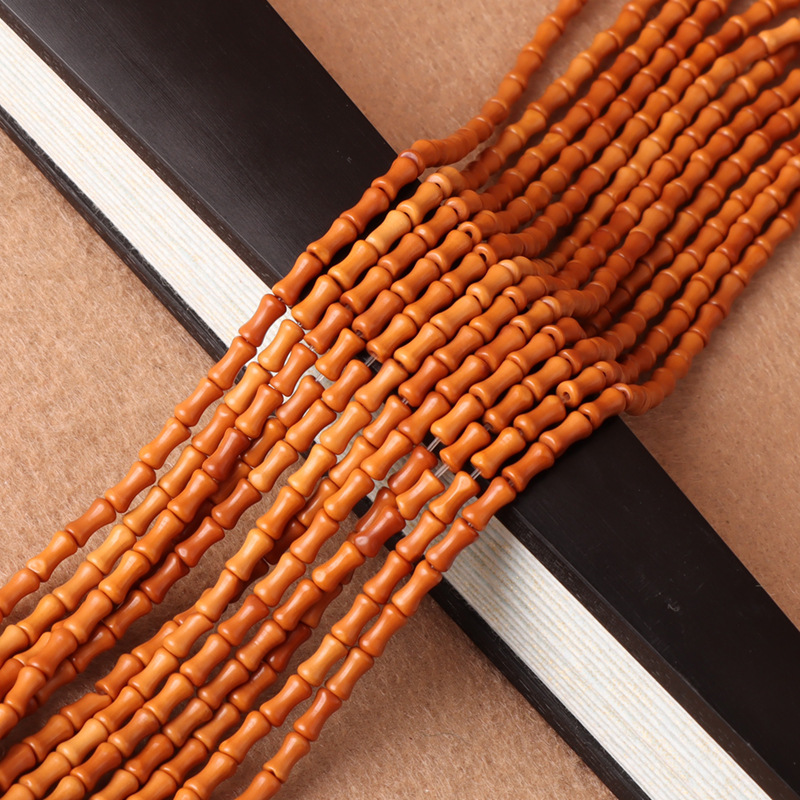 Natural Olive Nuclear Bamboo DIY Jewelry Accessories 108 High Rise Beads Bracelet Accessories Bracelet Material