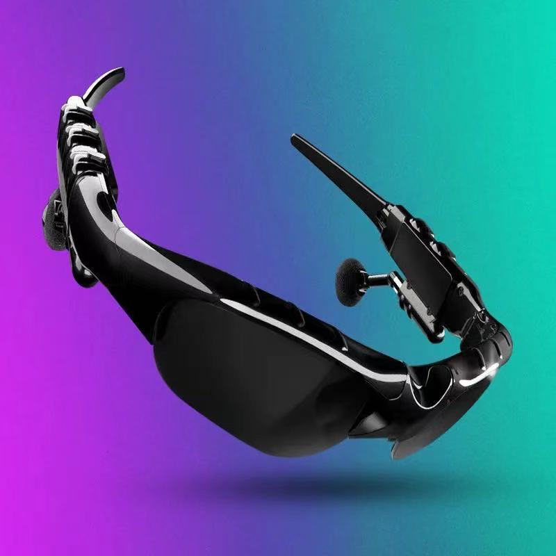 5.4 Can Call to Listen to Music and Navigate Smart Polarized Sun New Plug-In Card Mp3 Bluetooth Glasses Headphones Wireless