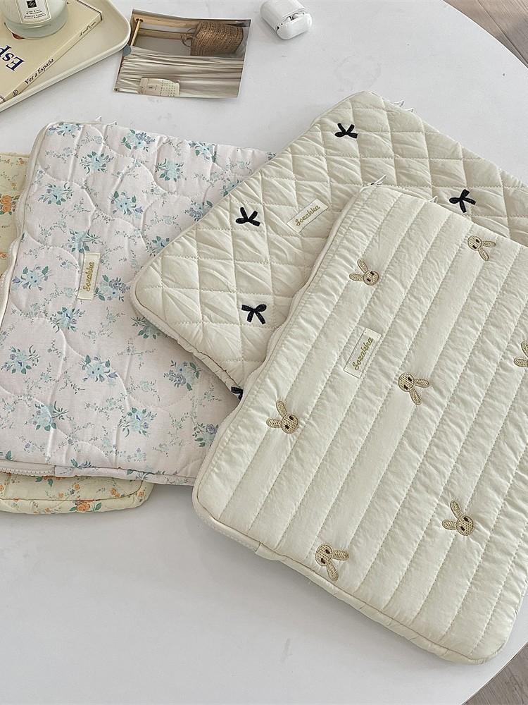 52191 South Korea ins Tablet Storage Cute Diamond Embroidered Rabbit 11/13/15 "Notebook Storage