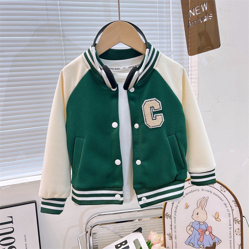 Children's Baseball Uniforms, New Autumn Style Boys' Casual Jackets, Girls' Cardigans, Baby Autumn Clothes, Children's Clothing Wholesale