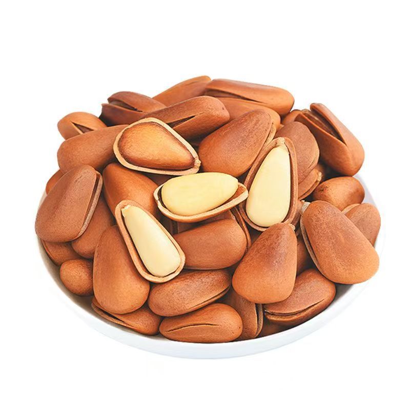 Northeast Large Pine Nuts Wholesale Thin-Skinned Fried Pine Nuts Hand-Peeled Open Pine Nuts Bulk Dried Fruit Factory Direct Sales