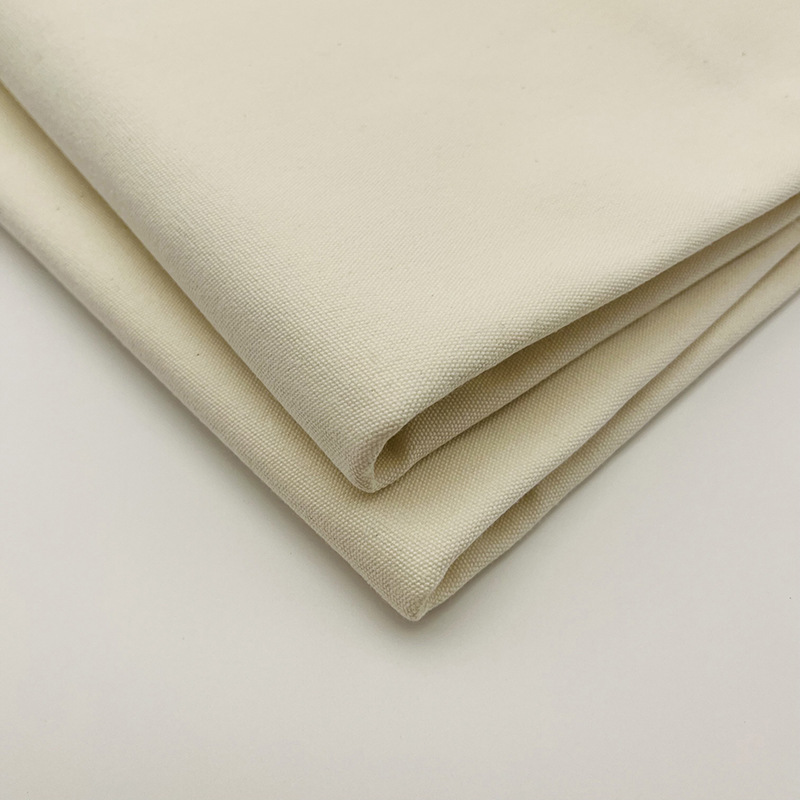 Wholesale 4-16 Polyester-Cotton Canvas Fabric Plain Canvas Bags Outdoor Canvas Fabric Printed Polyester-Cotton White Plain Cloth