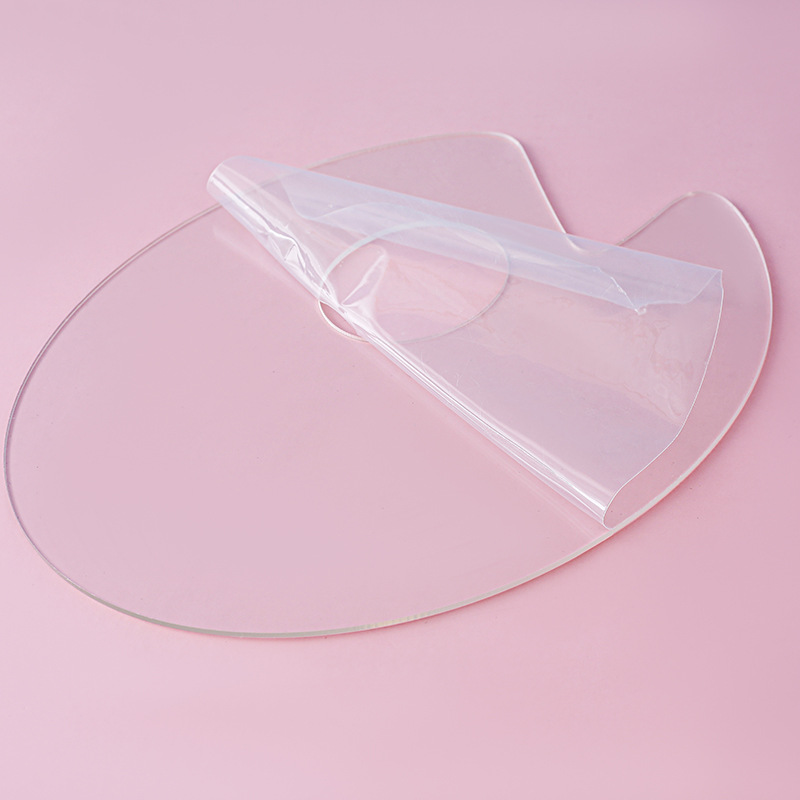 Acrylic Transparent Palette Water Pastel Makeup Beauty Palette Oval Square Palette Oil Painting Palette