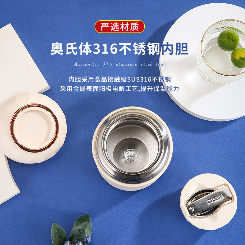 Wholesale Insulated Stainless Steel Large-Capacity Thermos Cup for Men and Women Students, Portable Outdoor Insulated Thermal Pot