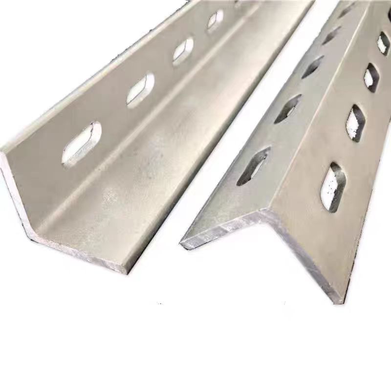 Wholesale Universal Punching Angle Steel Foshan Double-Sided Single-Sided Punching 30*3040*40 Multi-Functional Galvanized Angle Iron with Holes