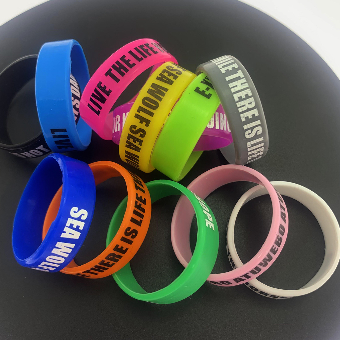 Car Handle 30mm Silicone Ring Electric Clipper Anti-Slip Ring Whitener Silicone Ring D8 Carving Cut Grids Ring