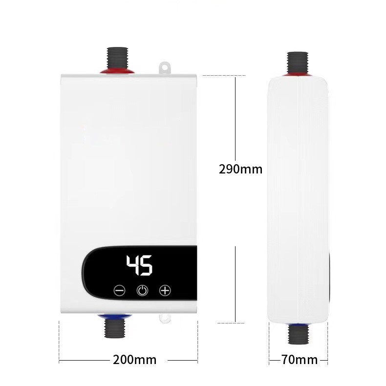 New constant temperature instant heating electric water heater household small shower bath quick heater bathroom water-free storage