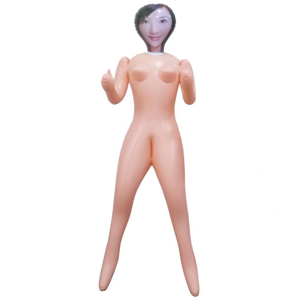 Inflatable PVC Painted Leather Young Woman Doll Male Human Fake Doll Inflatable Adult Model