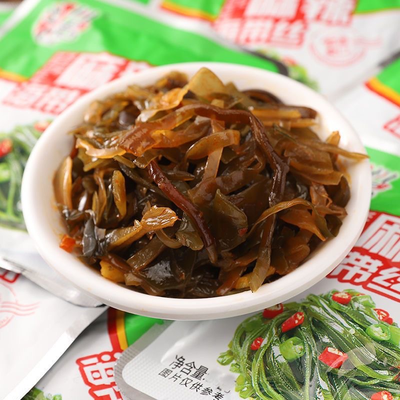 Chuanjun spicy kelp silk 20g independent bag Sichuan food kelp pickles bulk snack wholesale