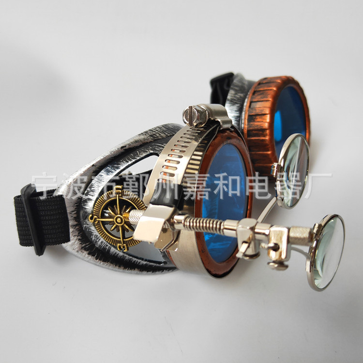 Factory direct steampunk retro glasses clothing with riding welding labor protection goggles