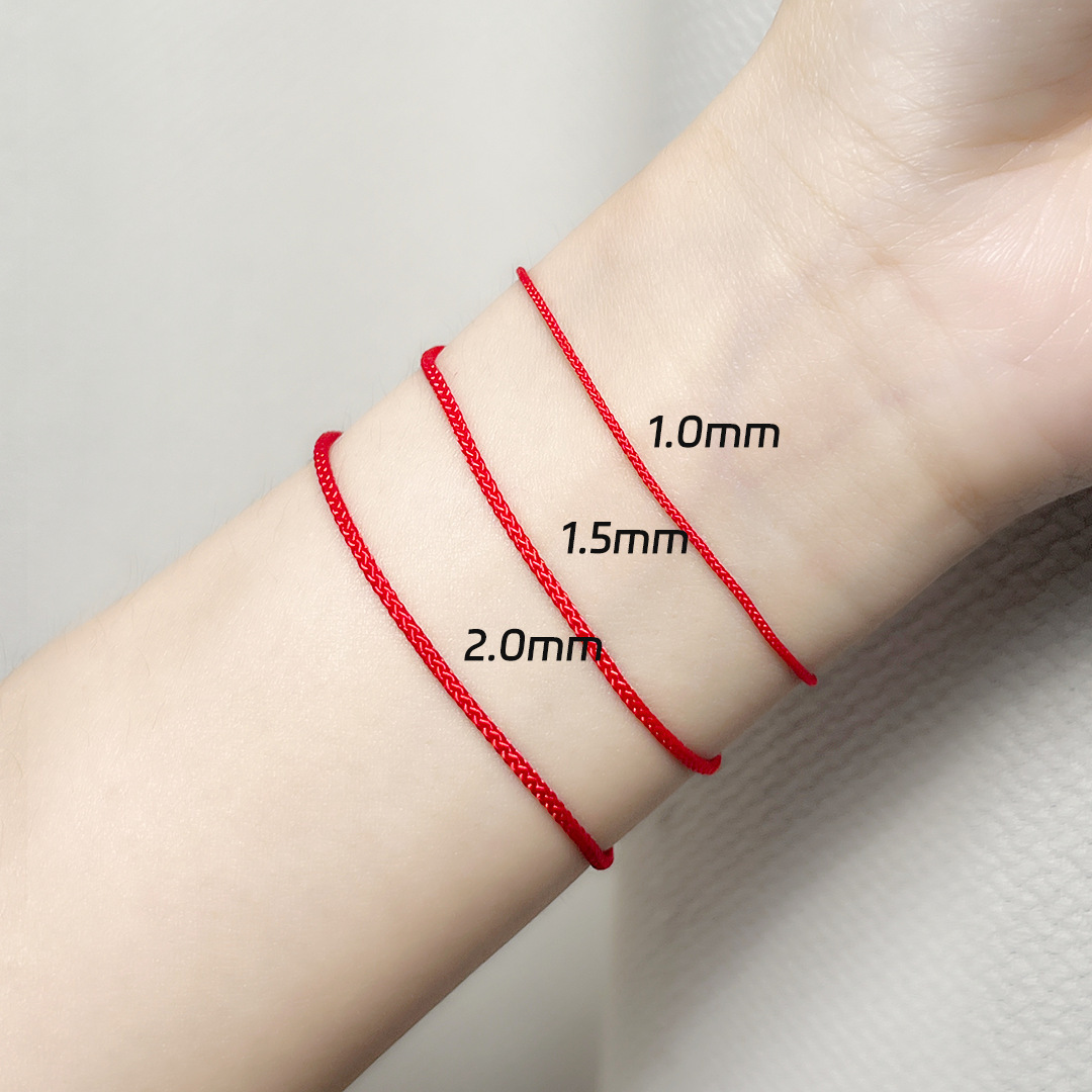 Year of the Zodiac Small Red Rope Bracelet for Student Couples, Safe and Prosperous Bracelet for Girls, Hand-Woven Anklet, Creative Gift