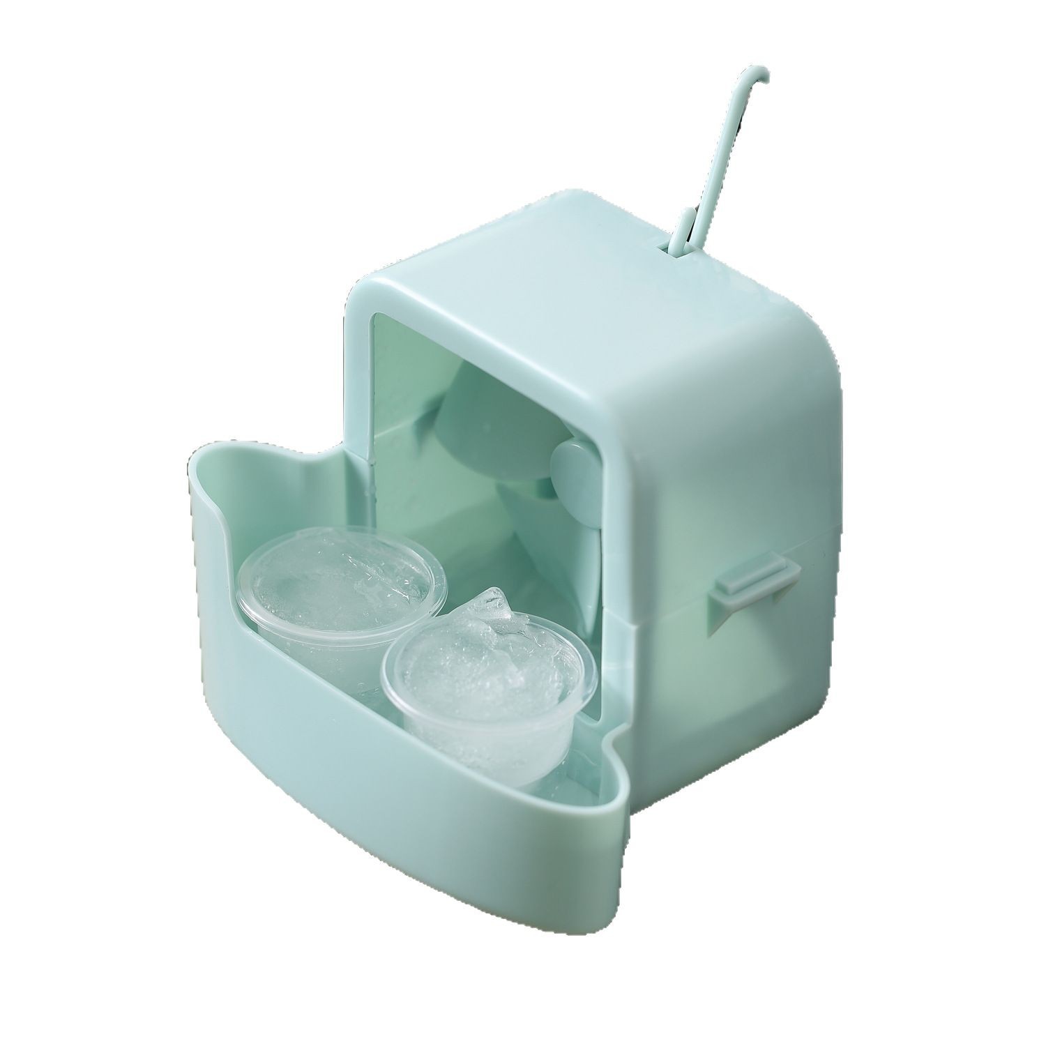 Convenient Punch-Free Fan Cooler, Household Snap-On Ice Cooling Artifact USB Refrigeration
