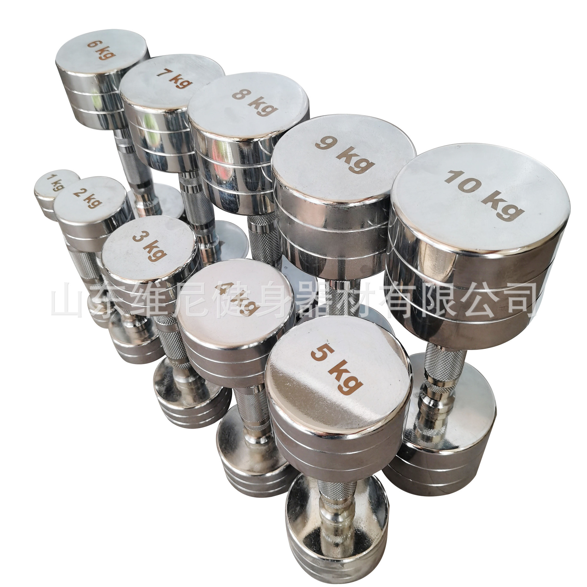 Electroplated Dumbbell Fitness Training Men's Fitness Dumbbell Household Pure Steel Sports Large Dumbbell Barbell Fitness Equipment