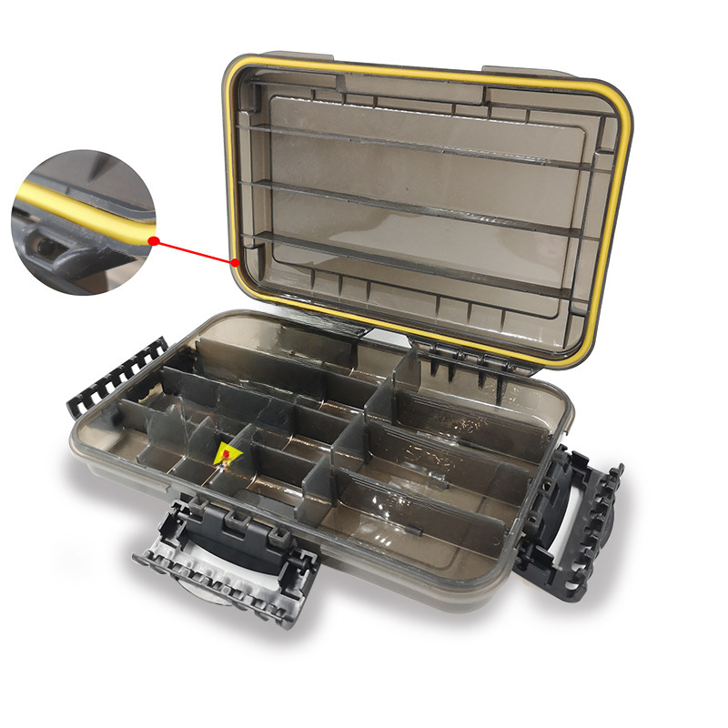 Large-Capacity Waterproof Fishing Gear Box Fishing Accessories Tool Storage Box Fish Hook Fake Bait Box Fishing Supplies Lure Box