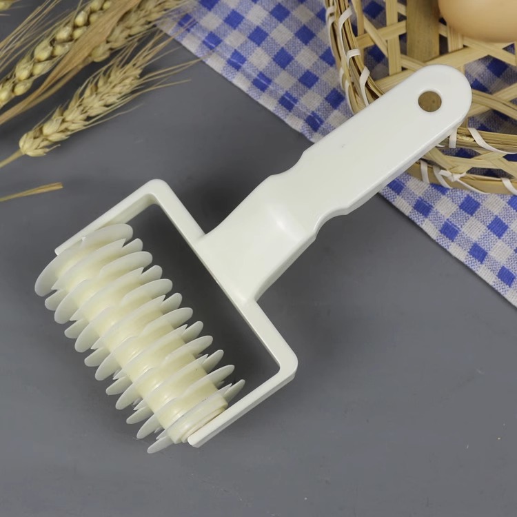 Plastic mesh knife biscuit pizza pie processing mold dough roller knife bread hob baking tool