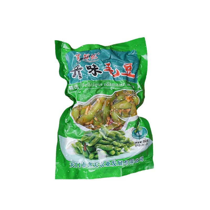 Flavored Edamame Quick-Frozen Cold Dishes Ktv Snacks Hotel Restaurant Spicy Edamame Finished Banquet Pre-Made Dishes
