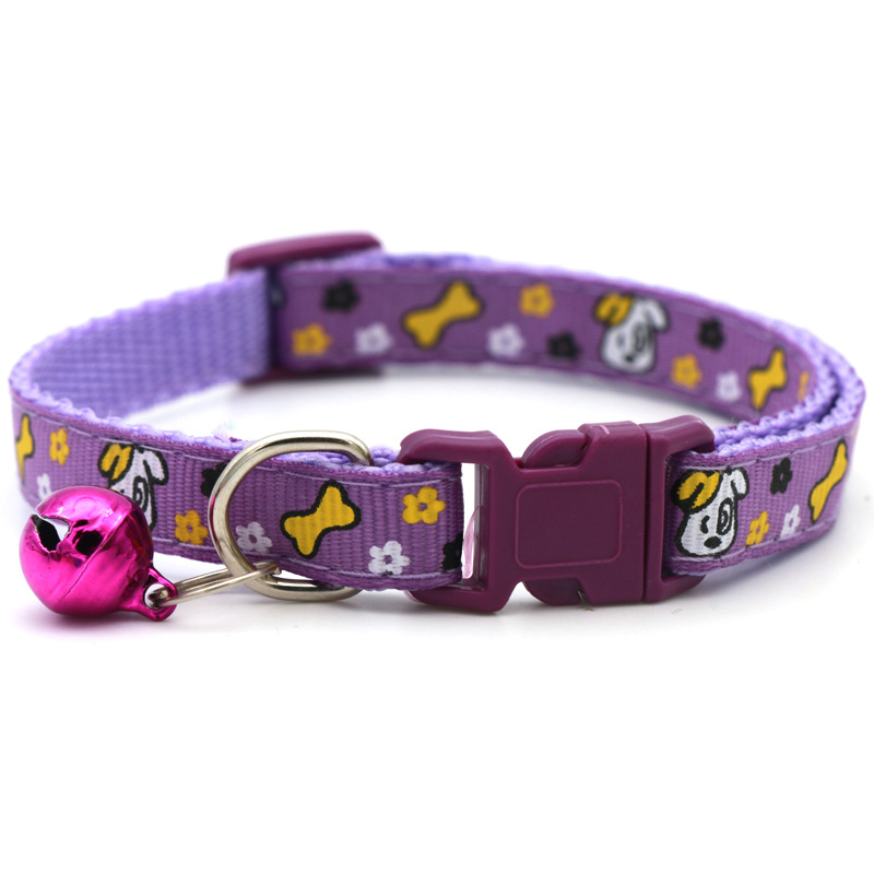 1.0 bone dog flower pet cat dog collar cat bell collar pet supplies wholesale