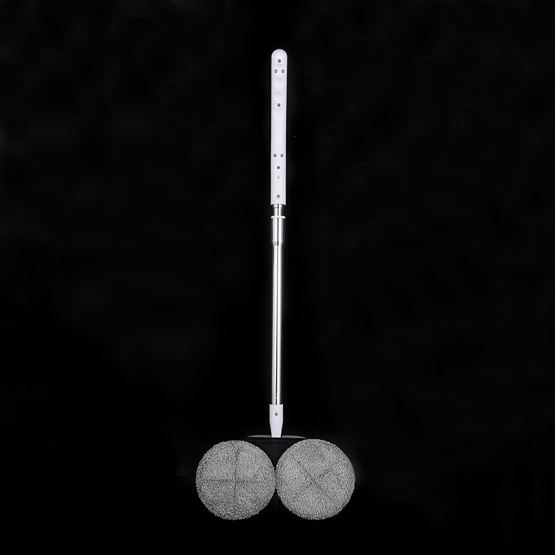 Household One-Button Opening Retractable Lazy Mop Suitable for Various Floors with Led Illuminated Electric Mop