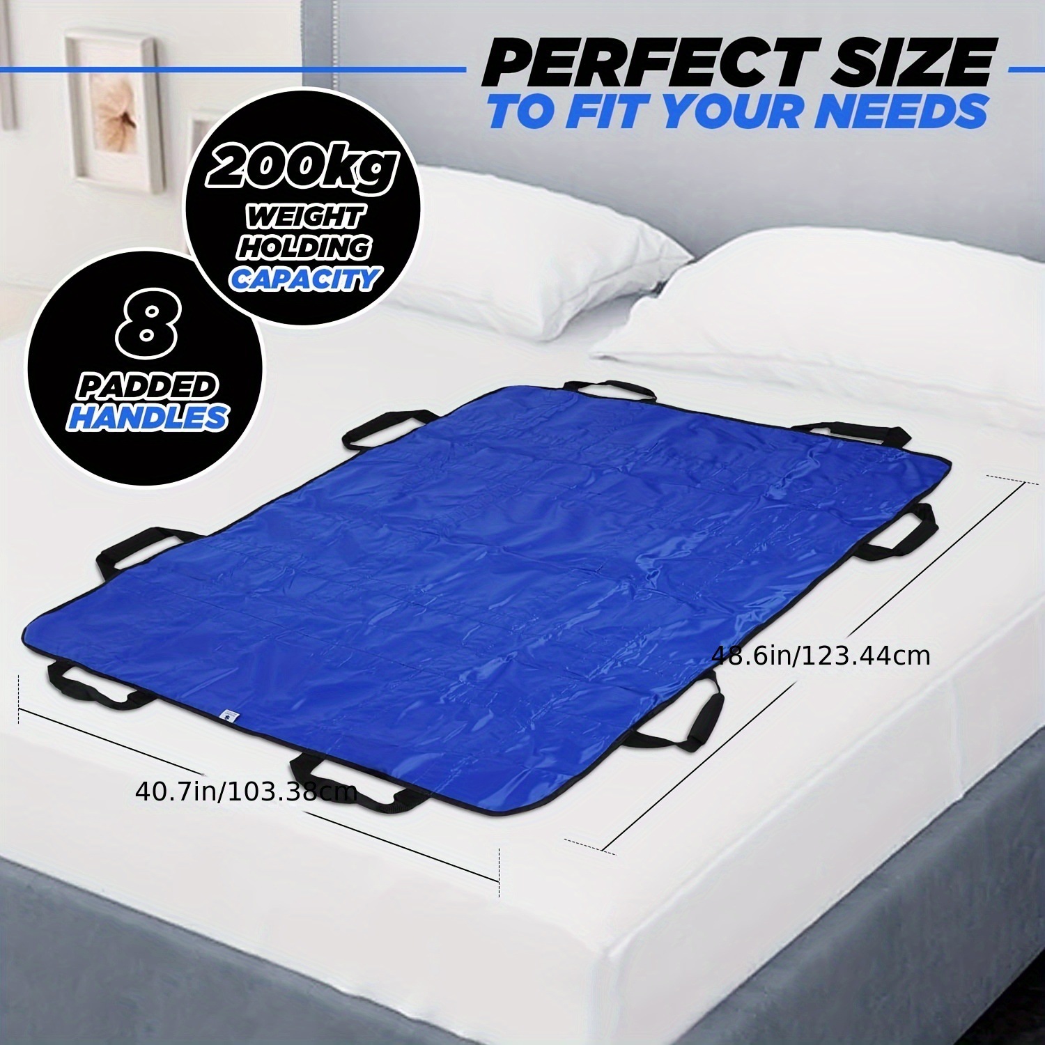 Cross-border patient handling turn-over shift mattress bed sheet for disabled paralyzed elderly movable bed sheet mattress