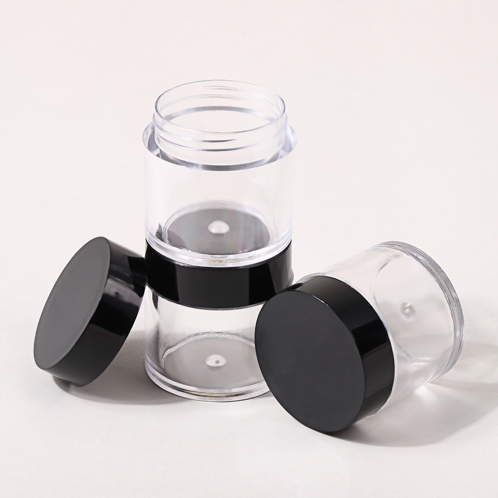 Niche Transparent Glitter Powder Bottled Fashion Nail Art Sequins Storage Bottle Trendy Cosmetics Nail Art Bottled