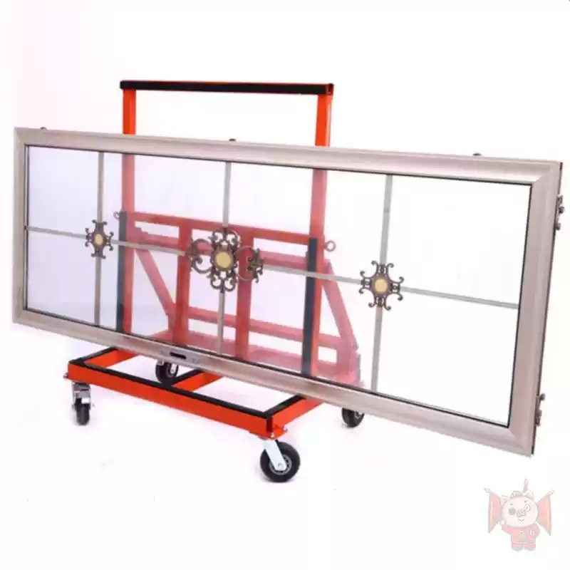 Large Universal Wheel Door and Window Gypsum Tile Turnover Glass Trolley for Transporting Folding Panels