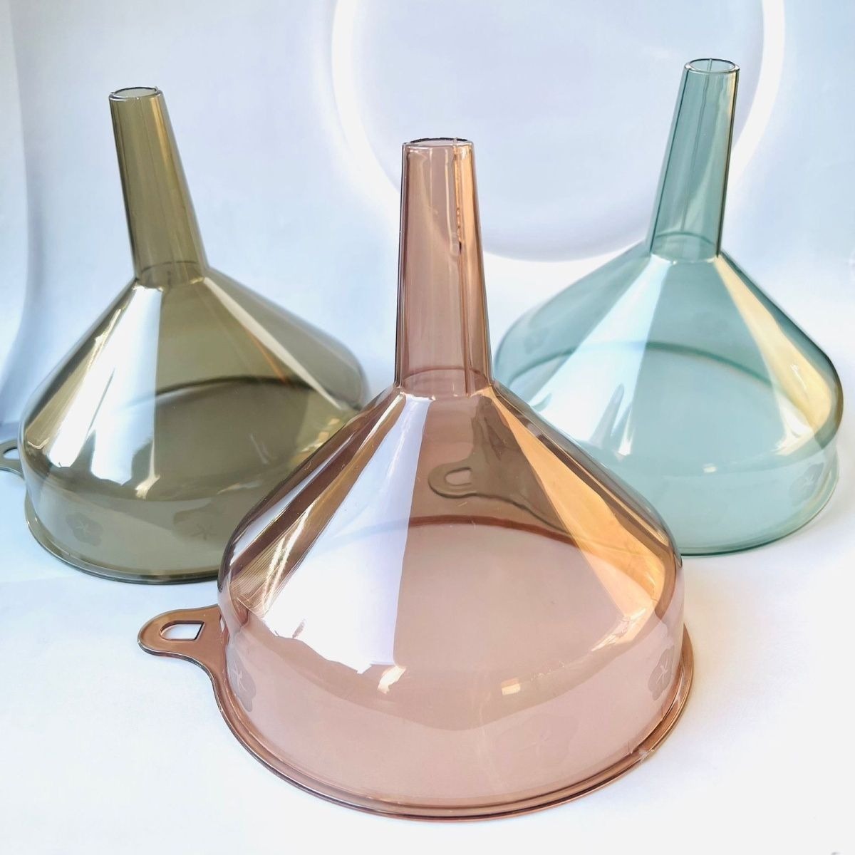 Оптовая пластиковая воронка, большая с широким горлом, прозрачная, для разливки жидкости