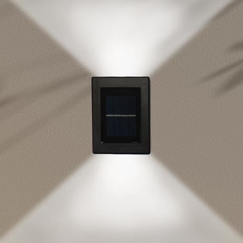 Solar Wall Lamp Outdoor Decoration Garden Courtyard Wall Lamp Waterproof up and down Light Outdoor Decorative Wall Lamp
