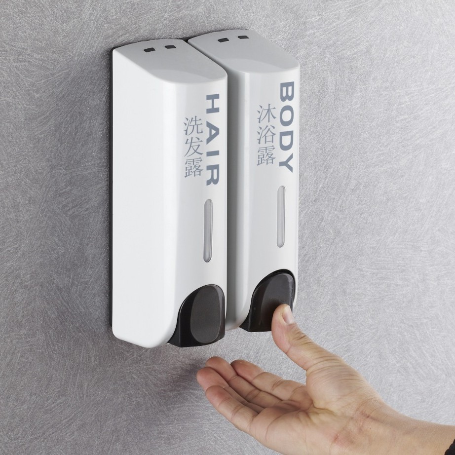 Cross-border e-commerce Amazon ebay Direct Supply English Standard Double Head Three Head Manual Pressing Soap Dispenser