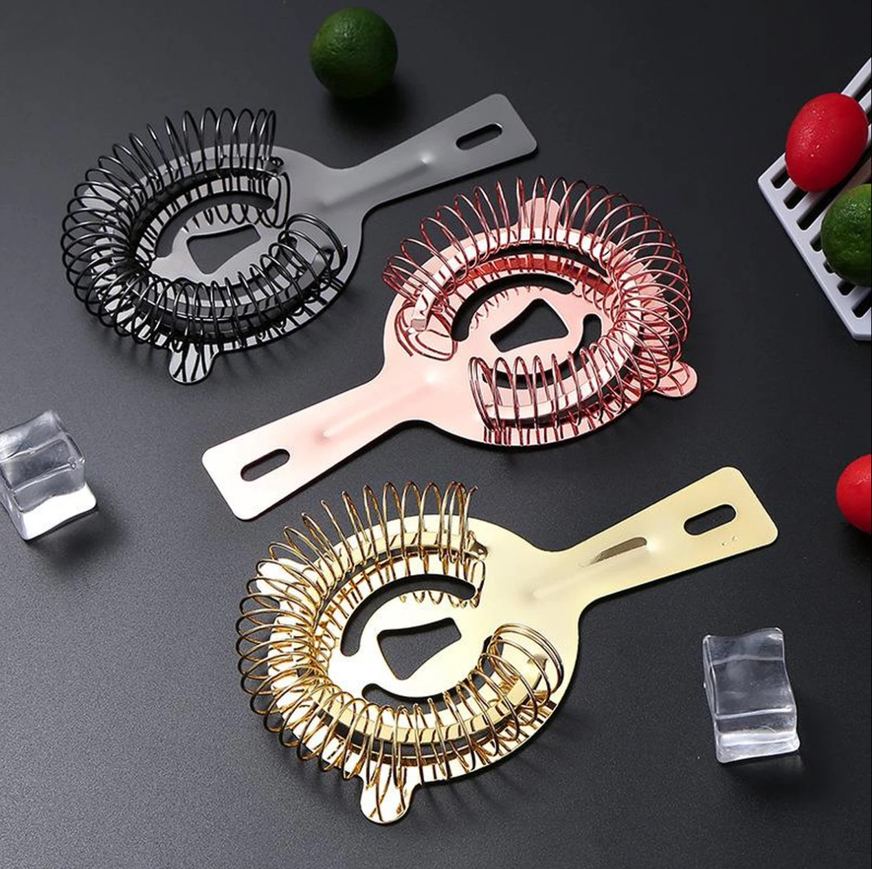 Manufacturer Wholesale 304 Stainless Steel Ice Filter Bar Tool Bartending Filter Cocktail Ice Separator