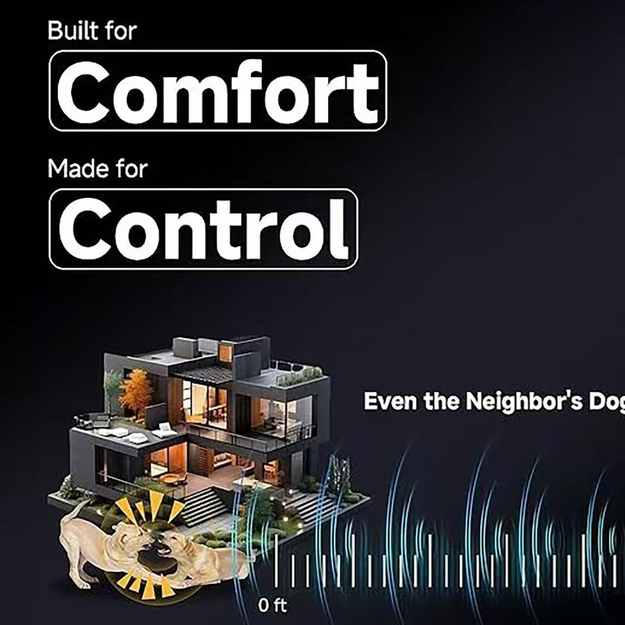 Ultrasonic Dog Repeller Training Anti-Barking Device to Scare Dogs Outdoor Self-Defense Anti-Barking Large Dog Pet Dog