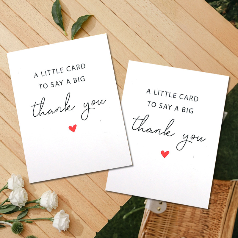 In-Stock Cross-Border Hot Sale Temu Amazon Universal Thanksgiving Card Paper Keychain Small Gift Exchange Blessing Card