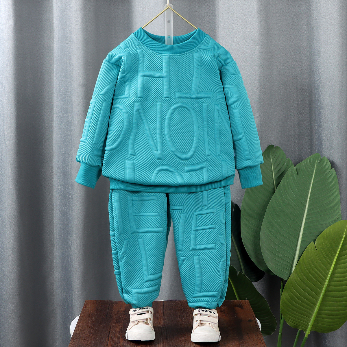 Autumn Boys' Outfit 2025 New Style Girls' Sweatshirt Two-Piece Set Children's Sportswear for Toddlers and Kids Trendy Children's Clothing