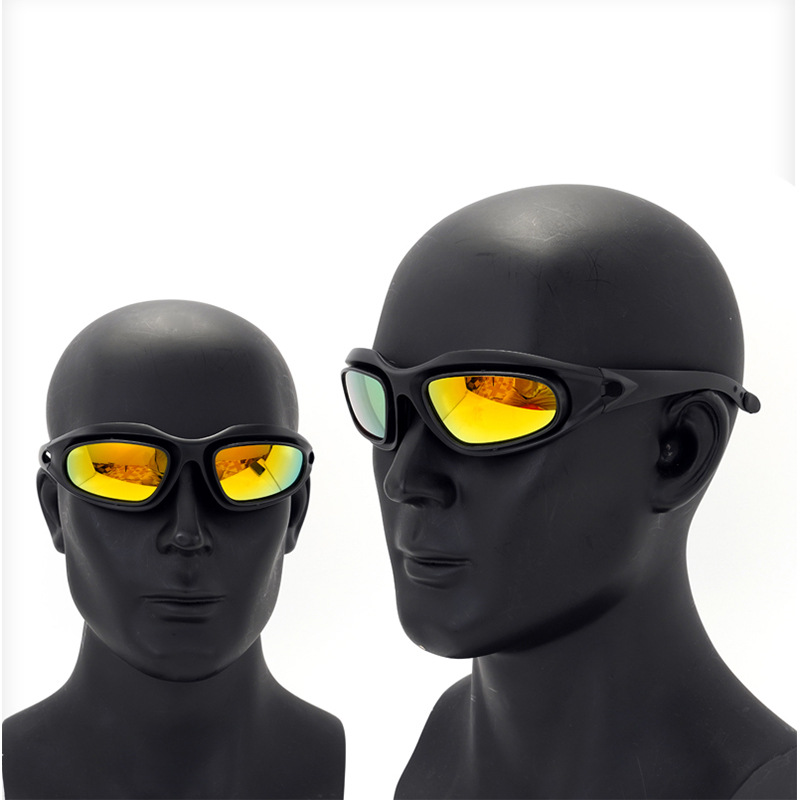 Tactical Goggles Outdoor Motorcycle Wind and Sand Glasses Cs Shooting Explosion-Proof Impact-Resistant Glasses Night Vision