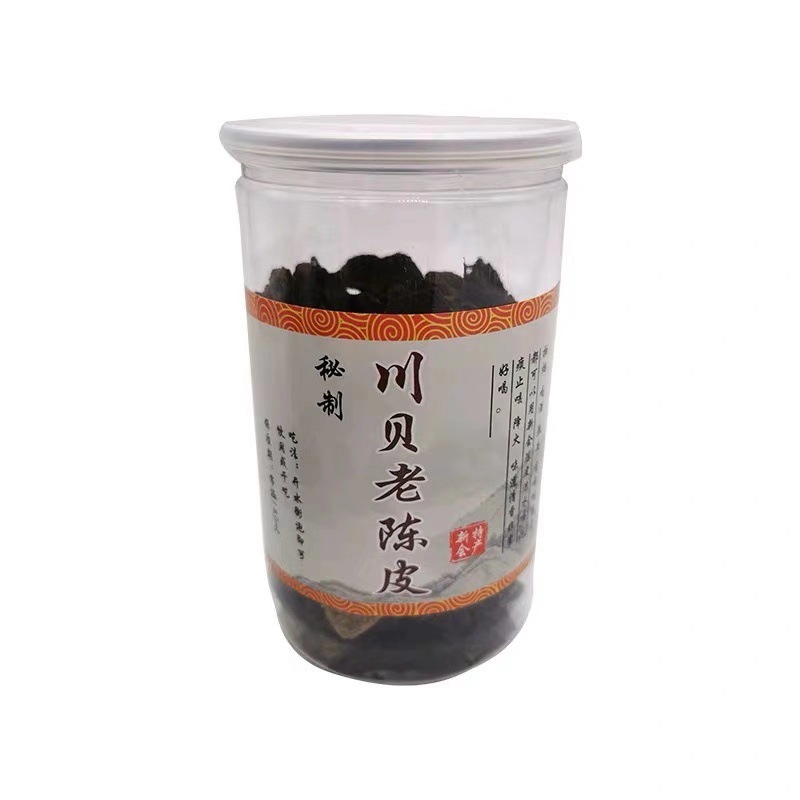 Bottled Sichuan Clam Old Tangerine Peel Filling Ready-To-Eat Sichuan Clam Dried Tangerine Peel Can 180g Chaoshan Specialty Old Tangerine Peel Soaked in Water Tangerine Peel