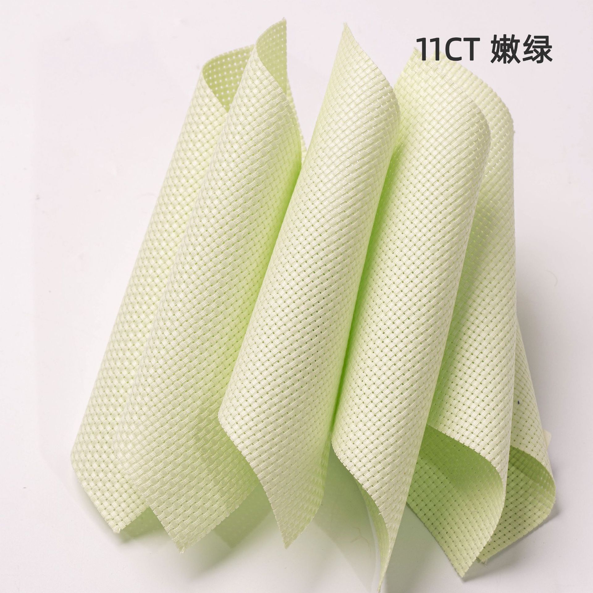 Cross stitch cloth piece cotton 14CT11CT embroidery cloth small grid DIY18 kinds of color multi-color hand embroidered cloth