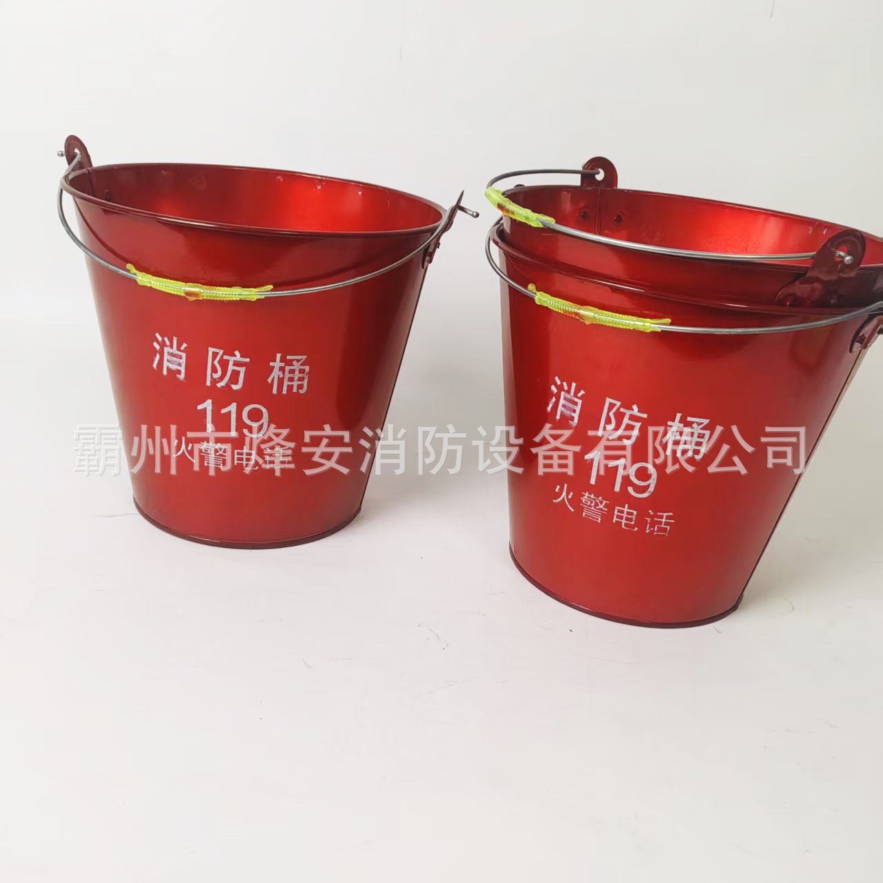 Firefighting Barrel, Half Barrel, 8-Liter Barrel, Yellow Sand Barrel, Firefighting Equipment, Thickened Cold-Rolled Steel Firefighting Barrel, Red Leather Iron Barrel