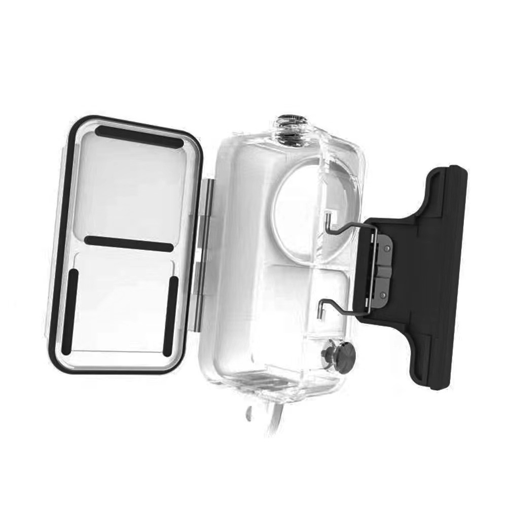Applicable to DJI Action2 sports camera dual screen suit waterproof shell diving protective shell 45 m waterproof Dajiang
