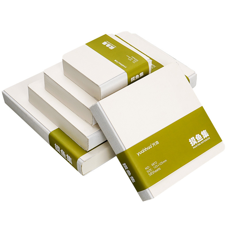 Factory Direct Sales Sketchbook, Special Picture Book for Drawing, Blank Sketchbook, Portable Pocket Book, Square Fishing Book