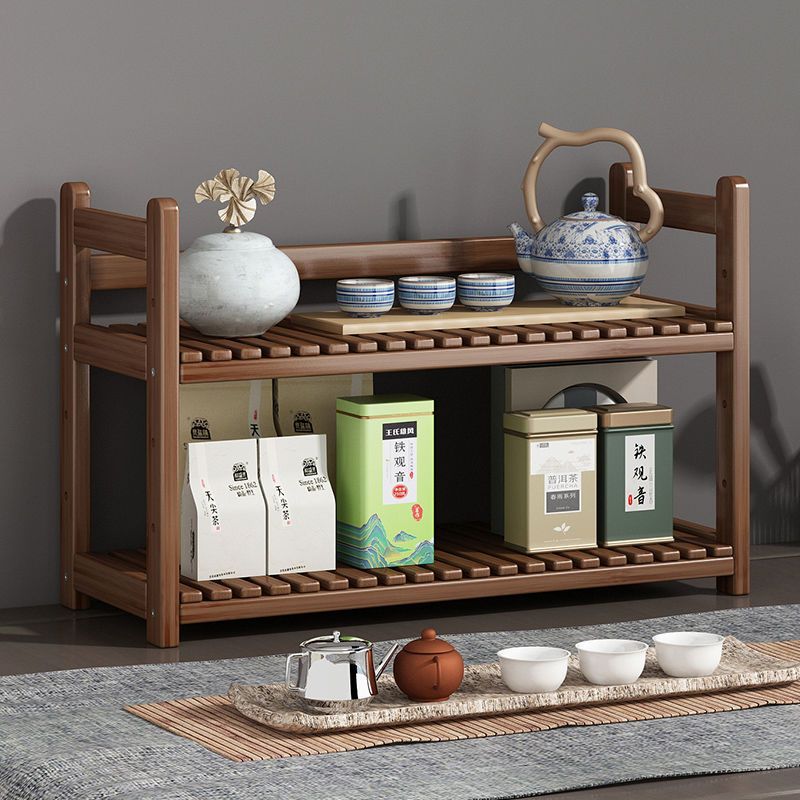 Tea Set Tea Storage Rack Household Small Tea Cabinet Storage Rack Multi-Functional Desktop Living Room Floor-Standing