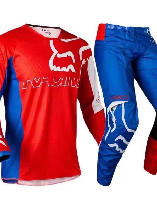 A Cross-border Explosions Team New Racing Suit Off-road Bike Suit Quick-drying Short-sleeved POLO Shirt Motorcycle Riding Suit