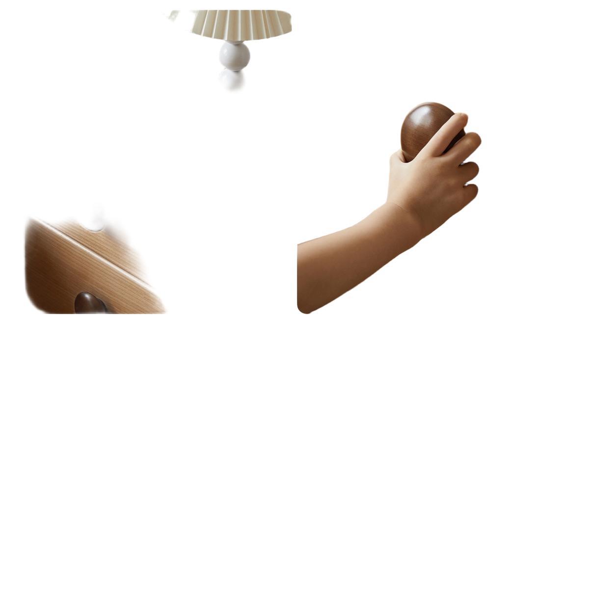 Solid Wood Kidsren's Bedside Table Simple Modern Bedroom Beech Storage Cabinet Household Bedside Storage Cabinet