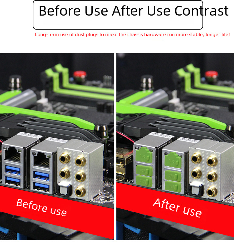 RJ45 Dust Plug LAN Network Interface Plug Router Computer Switch Silicone Sealing Plug Rubber Plug