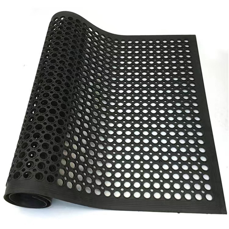 Thickened Cut Out Kitchen Oil-Proof Anti-Slip Mat Can Be Spliced ​​Rubber Floor Mat Livestock Farm Farm Wear-Resistant Vinyl Mat